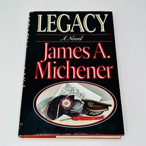 Legacy by James A. Michener Hardcover Book Historical Fiction First Edition 1987 - Picture 1 of 16