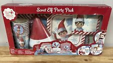 Elf on the Shelf SCOUT Party Pack - Tablecloth Centerpiece Hats Plates Games