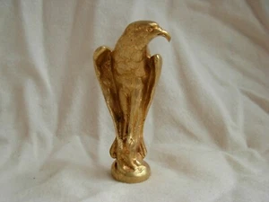 EIN MARIONNET, ANTIKES FRANZÖSISCHES VERGOLDETES BRONZEWACHSSIEGEL, ADLER, SIGNIERT, ENDE 19. - Bild 1 von 12