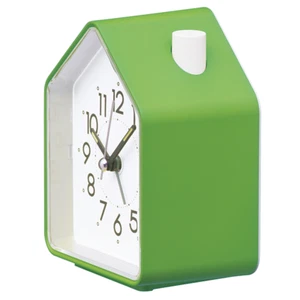 SEIKO Alarm Clock Pyxis Analog Nature Sound Birds chirping Snooze Green New - Picture 1 of 2