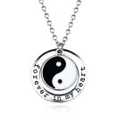 Round Pendant Stainless Steel Necklaces - Fashion Unisex Jewelry Necklaces 1pcs