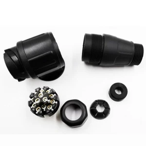 12V Electrical 13Pin Car Truck Trailer Connector Wiring Waterproof Plug Adapter - Picture 1 of 11