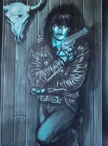 THE CROW JAMES O'BARR ERIC DRAVEN POSTER RARE ORIGINAL HAND SIGNED 1994 COA - Picture 1 of 5