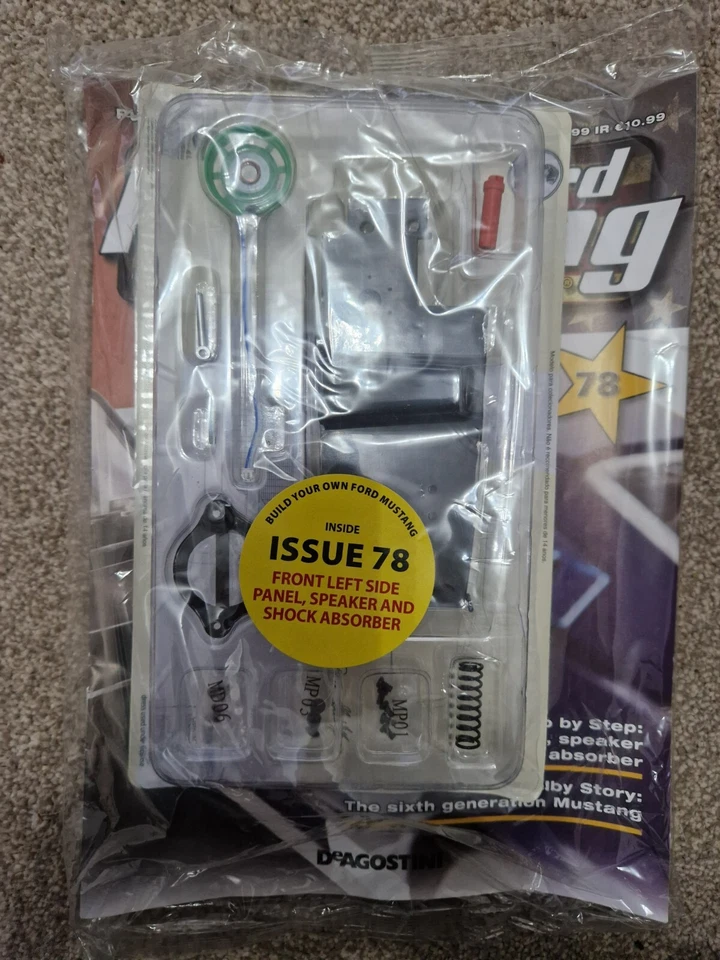 1/8 DEAGOSTINI BUILD YOUR OWN FORD MUSTANG 1967 SHELBY GT-500 ISSUE 78 INC PART - Image 1 of 2