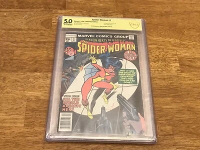 Spider-Woman #1 1st Solo Title 2x Marv Wolfman & Stan Lee CBCS 5.0 Verified - Image 1 of 4