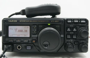 YAESU FT-897M HF 1.9-440MHz All Mode Transceiver 100W + Mic Good Cond. - Zdjęcie 1 z 16