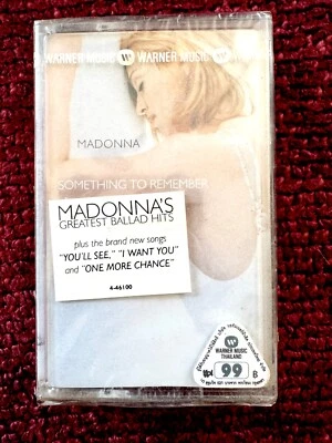 MADONNA SEALED SOMETHING TO REMEMBER THAILAND PROMO HYPE STICKER WARNER RECORDS - Image 1 of 4
