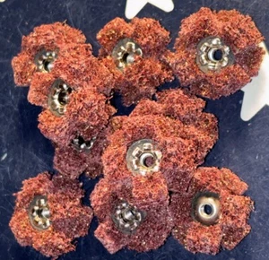 1 Zoll x 8-32 XB-HS A-MED Superior Abrasives Finishing Star 60193 x 10 Räder/Scheibe - Bild 1 von 7