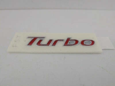GENUINO NUEVO TURBO TRASERO EMBLEMA TRAJES HYUNDAI VELOSTER 2011-2014 Foto 1 de 4