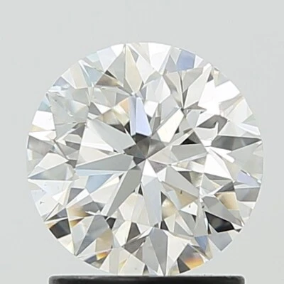 LAB GROWN 1.50 CT H VS1 IGI CERTIFIED CVD LOOSE DIAMOND ROUND EXCELLENT CUT - Image 1 of 4