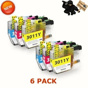 6X NEW LC3011 CMY Ink Cartridge for Brother MFC-J491DW MFCJ497DW/J690DW/J8950DW - Picture 1 of 5