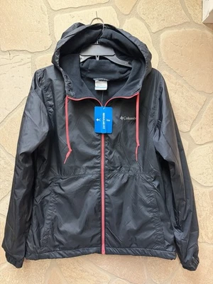Chaqueta cortavientos forrada de lana Columbia Center Ridge para mujer talla M negra nueva con etiquetas Foto 1 de 4