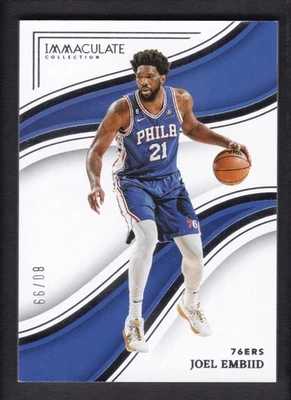 2022-23 JOEL EMBIID 80/99 PANINI IMMACULATE COLLECTION - Image 1 of 2