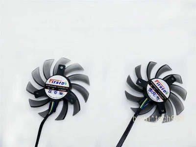 Graphics card Dual Fan for ASUS GTX660 GTX670 GTX680 GTX690 40mm R182b 75mm 5Pin - Image 1 of 4