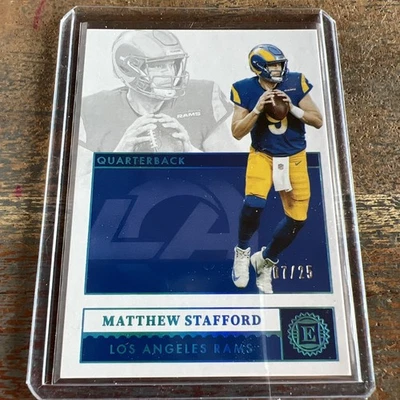 2021 帕尼尼封装 - Matthew Stafford #51 蓝宝石 /25 — 第 1/2 张图片