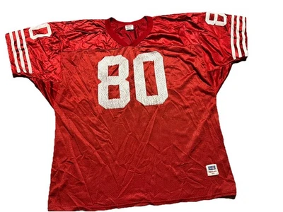 Винтажная редкая футболка 80-х 90-х San Francisco 49ers Джерри Райса размер XXL Wilson - Изображение 1 из 4