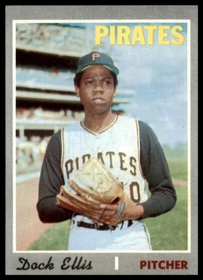 1970 Topps Set Break Dock Ellis #551 NrMint Combine Shipping - Image 1 of 2