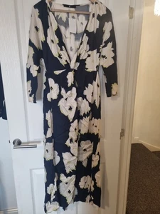 V By Very Ladies Cross Over Smart Dress Size 12 - Picture 1 of 7