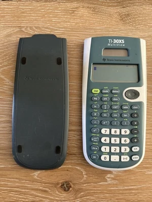 TI-30XS MultiView Texas Instruments Scientific Calculator. Tested & Works. - Image 1 of 4