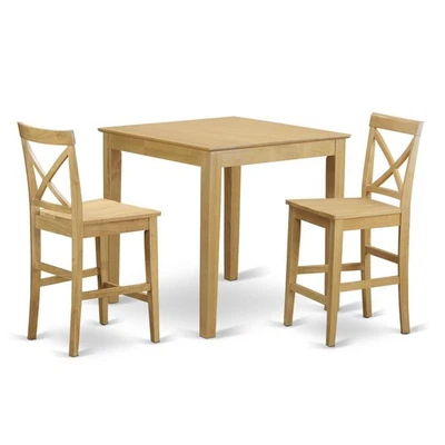 3  PC  Counter  height  Table-pub  Table  and  2  counter  height  Chairs - Image 1 of 4