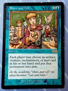 Show And Tell - USG - Magic The Gathering - Vintage 1998 WOTC - Picture 1 of 12