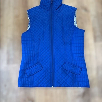 Peck & Peck Royal Blue Quilted Women's Vest - Image 1 of 4