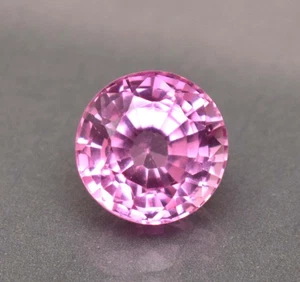 Natural Pink Tourmaline Faceted 12.50 Ct Round Cut Loose Gemstone For Ring Use - Picture 1 of 5