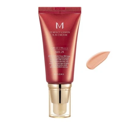 Missha M Perfect Cover Bb Cream Spf 42 #21 Hellbeige 50Ml - Bild 1 von 4