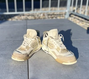 Nike Air Jordan 4 Retro x Off-White„Sail" - Limited Edition (39) - Bild 1 von 6