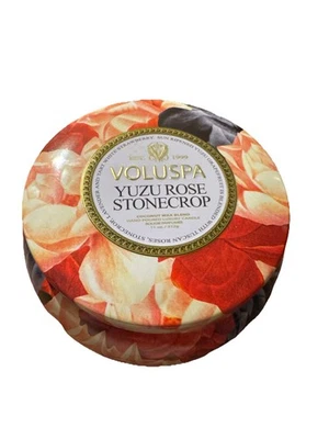 Voluspa Yuzu Rose Stonecrop vela nuevo defecto Foto 1 de 4