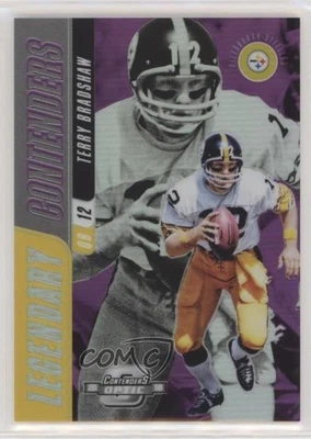 2018 Panini Contenders Optic Legendary Purple Prizm /99 Terry Bradshaw HOF - Image 1 of 2