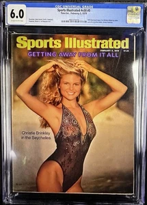 CGC 6.0 2/5/79 NEWSSTAND Christie Brinkley First-Ever Sports Illustrated Cover - Picture 1 of 2