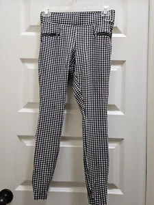 Pantalones ajustados de espiga Stevie azul marino antiguos usados en excelente estado - XS - Imagen 1 de 11