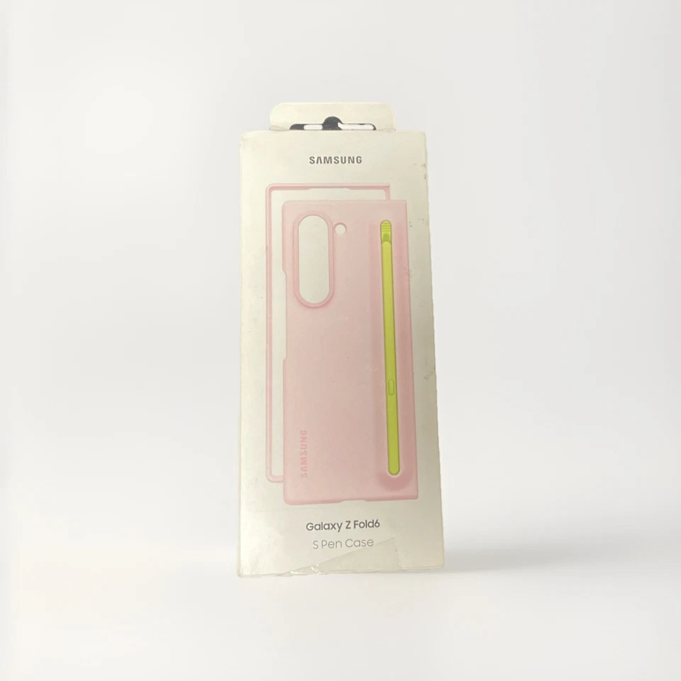 GENUINA Funda Samsung Slim S Pen con S Pen para Galaxy Z Fold6 - Rosa CAJA ABIERTA Foto 1 de 1
