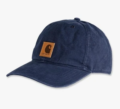 Gorra de béisbol Carhartt de lona para hombre sombrero azul marino ajustable algodón nueva sin etiquetas Foto 1 de 4