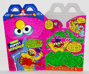 McDonalds 1994 Jim Hensons Muppets Workshop Kids Toy What-Not Vtg Happy Meal Box - Picture 1 of 4