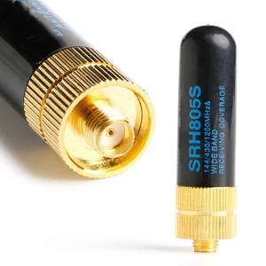 SRH805S SMA-F żeńska dwupasmowa antena do radia Baofeng GT-3 UV-5R BF-888s QX2B - Zdjęcie 1 z 7