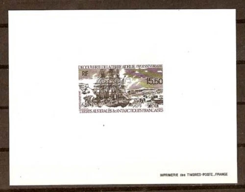 FRENCH ANTARTIC TERRITORY Sc C110  as issued  SS LUXUS PROOF VF SEE SCAN  - Image 1 of 1