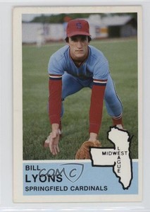 1982 Fritsch Midwest League Stars of Tomorrow Samples Bill Lyons #252