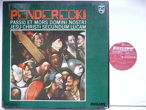 CZYZ CONDUCT PENDERECKI PASSIO ET MORS DOMINI NOSTRI JESU CHRISTI PHILIPS 3613-4 - Picture 1 of 4