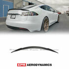 Carbon Glossy REVO Style Fit For 13-15 Tesla Model S Rear Spoiler Wing