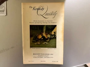 The Kennedy Quarterly October 1962 1st Edition Catalog Brochure Vintage Issue - Picture 1 of 2