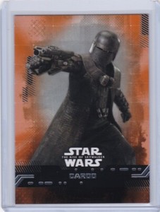 2019 Star Wars Rise Of Skywalker Base Orange #42 Cardo Knight Of Ren 21/99