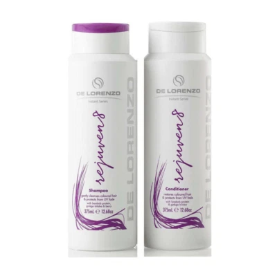 De Lorenzo Instant Rejuven8 Shampoo + Conditioner 375ml Delorenzo SAME DAY POST - Image 1 of 4