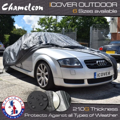 Heavy Duty Waterproof Car Cover, Universal, 210g All Weather Outdoor Protection - Image 1 of 4