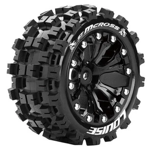 Louise RC ST-Mcross 1/10 Soft 0 ET EP Stampede 2 Wheels & Tyres (Pair) - Picture 1 of 1