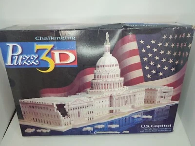 Vintage 90s New Puzz3D US Capital Building PLEASE READ DESCRIPTION Foto 1 de 4