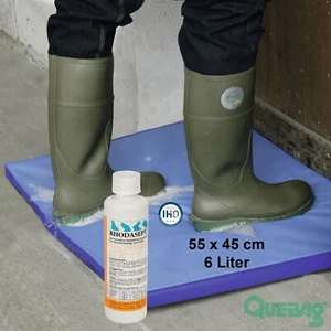 Desinfektionsmatte + Desinfektionsmittel RHODASEPT Stalldesinfektion Vogelgrippe - Bild 1 von 8
