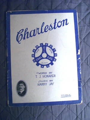 Charleston by T. J. Honaker copyright 1925 Piano/Vocal Music Sheet - Image 1 of 2