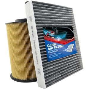 Engine & Cabin Air Filter Kit for Ford Focus 2012-2018 L4 2.0L 2016-2018 L4 2.3L - Picture 1 of 9